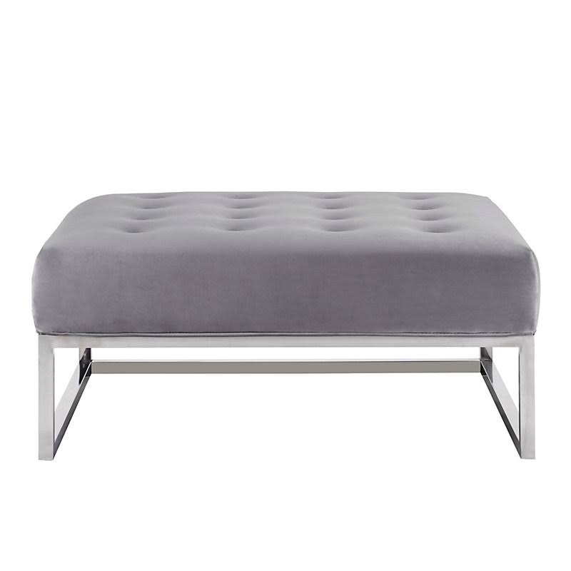 Velvet Ottoman D751436