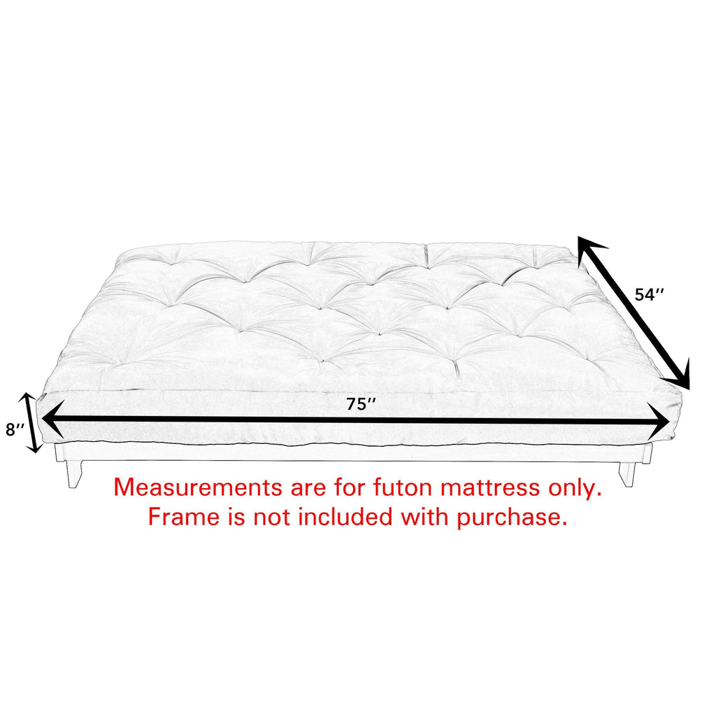Black Suede Futon Mattress G733353
