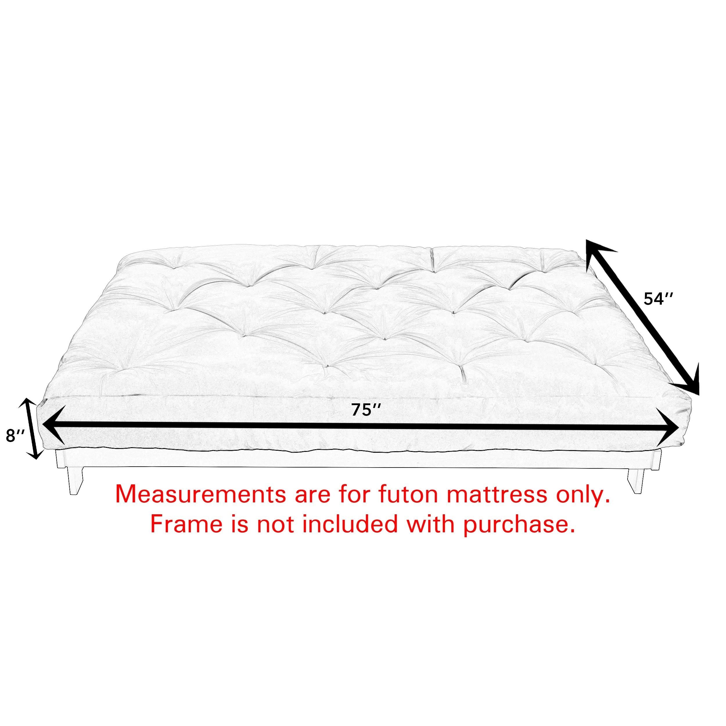 Black Suede Futon Mattress G733353