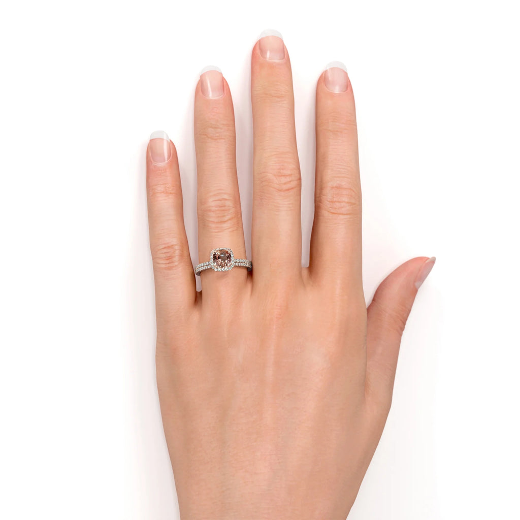 18k Gold Over Silver Bridal Wedding Ring Set K90825