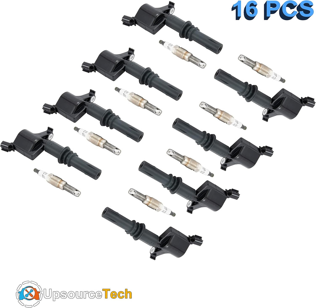 Ignition Coils x 8 & Spark Plugs x 8 for 2004-2008 V8 Y928475