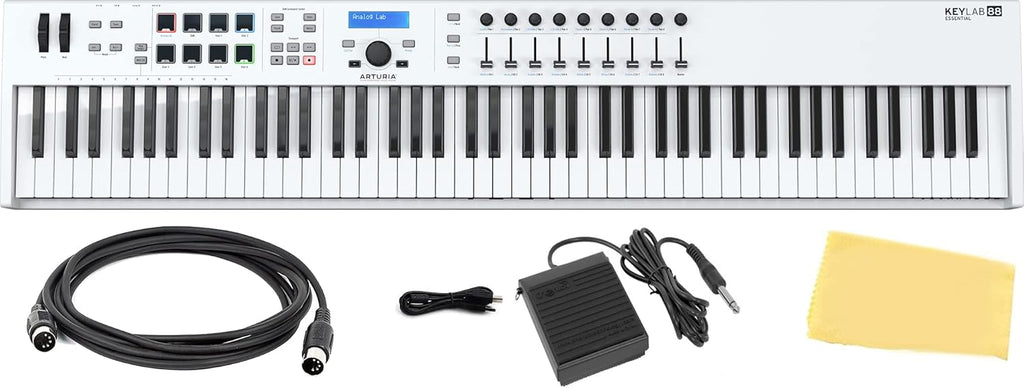 49 Key MIDI Controller Bundle with Sustain Pedal K16077