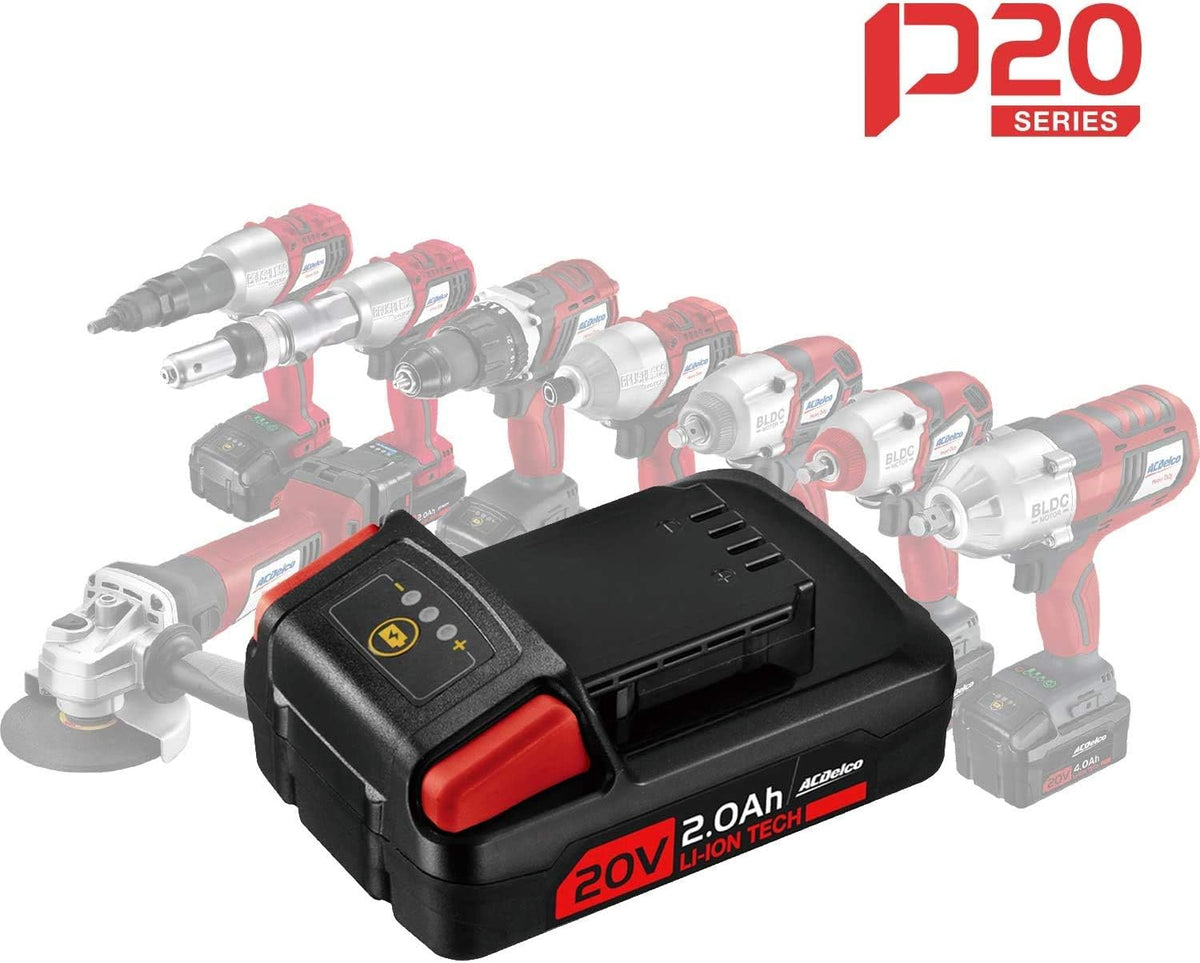 20V Cordless Li-ion 1/4” Brushless Impact Driver Tool Kit P12406
