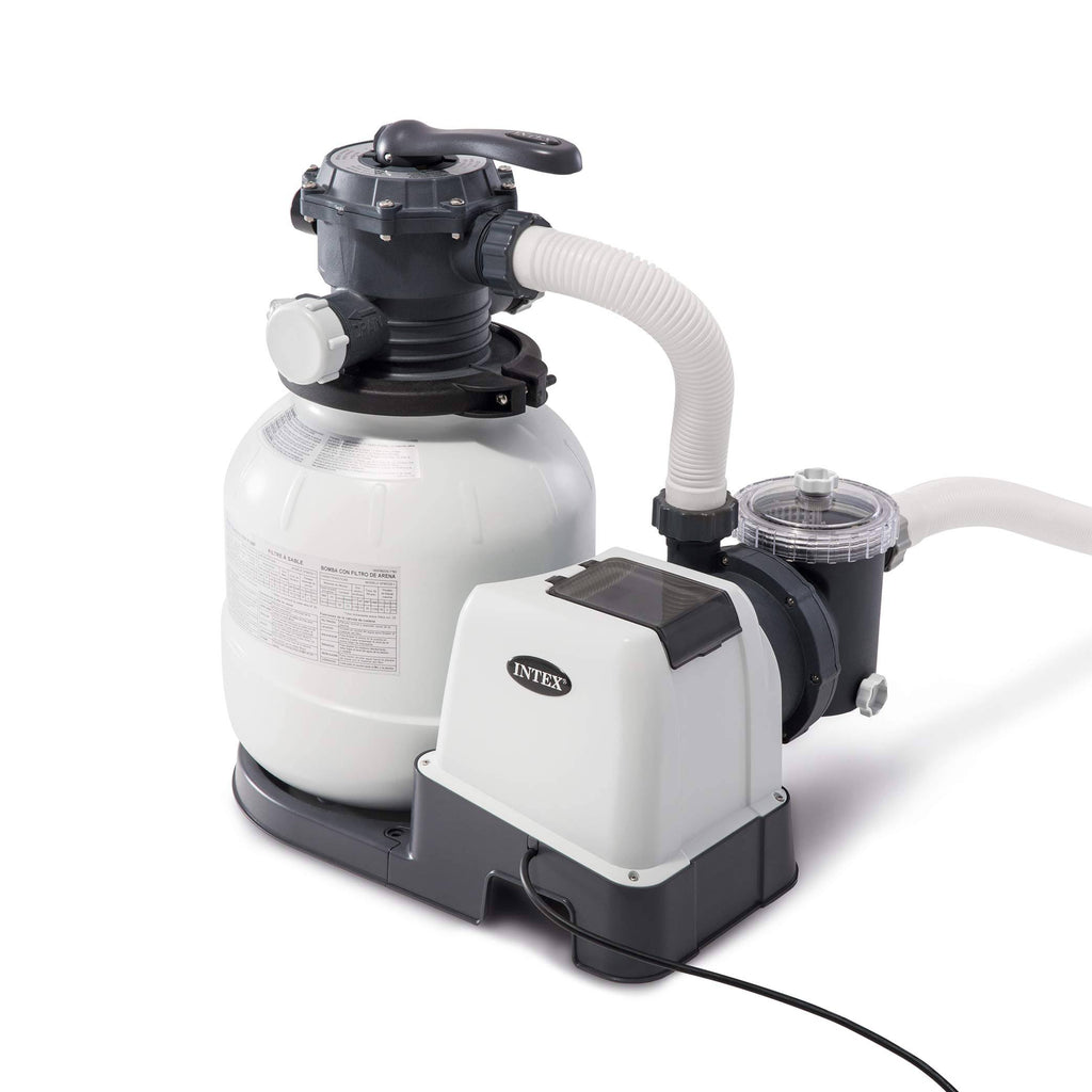 Above Ground Pool Sand Filter Pump with Automatic Timer I9394